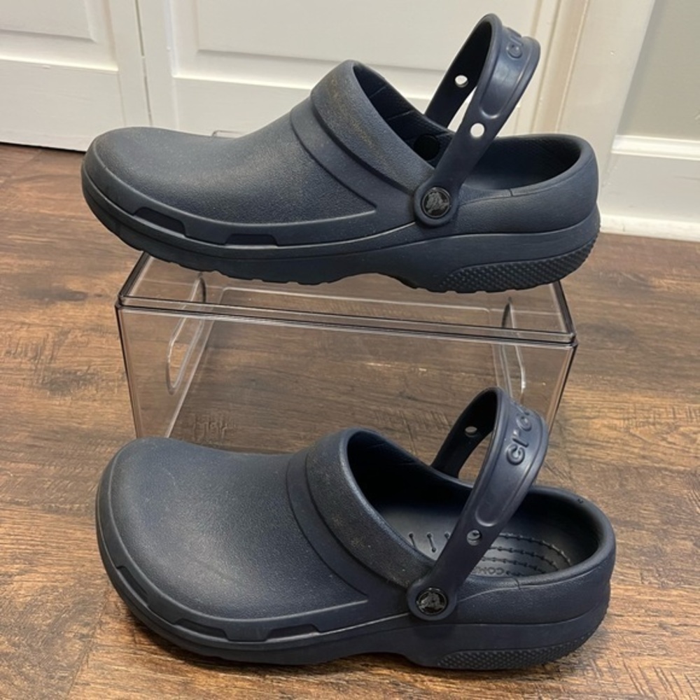 Crocs Unisex Specialist II Workplace Clog Size Men’s 10 Women’s 12 Color Blue